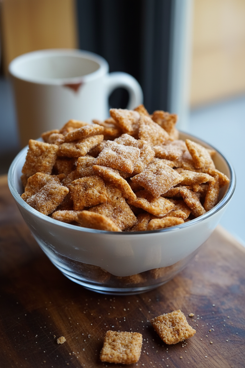 Homemade Cinnamon Toast Crunch Snack Recipe