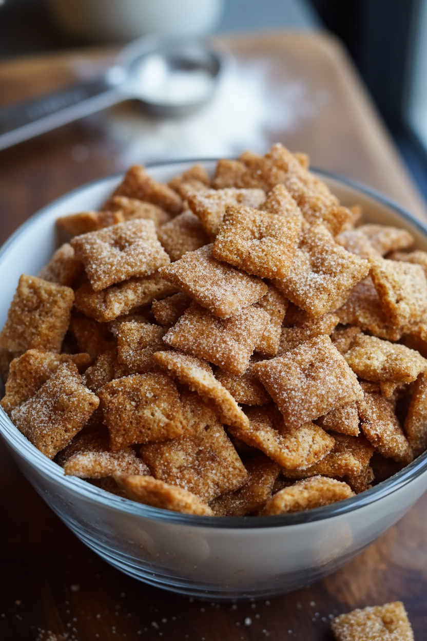 Homemade Cinnamon Toast Crunch Snack Recipe
