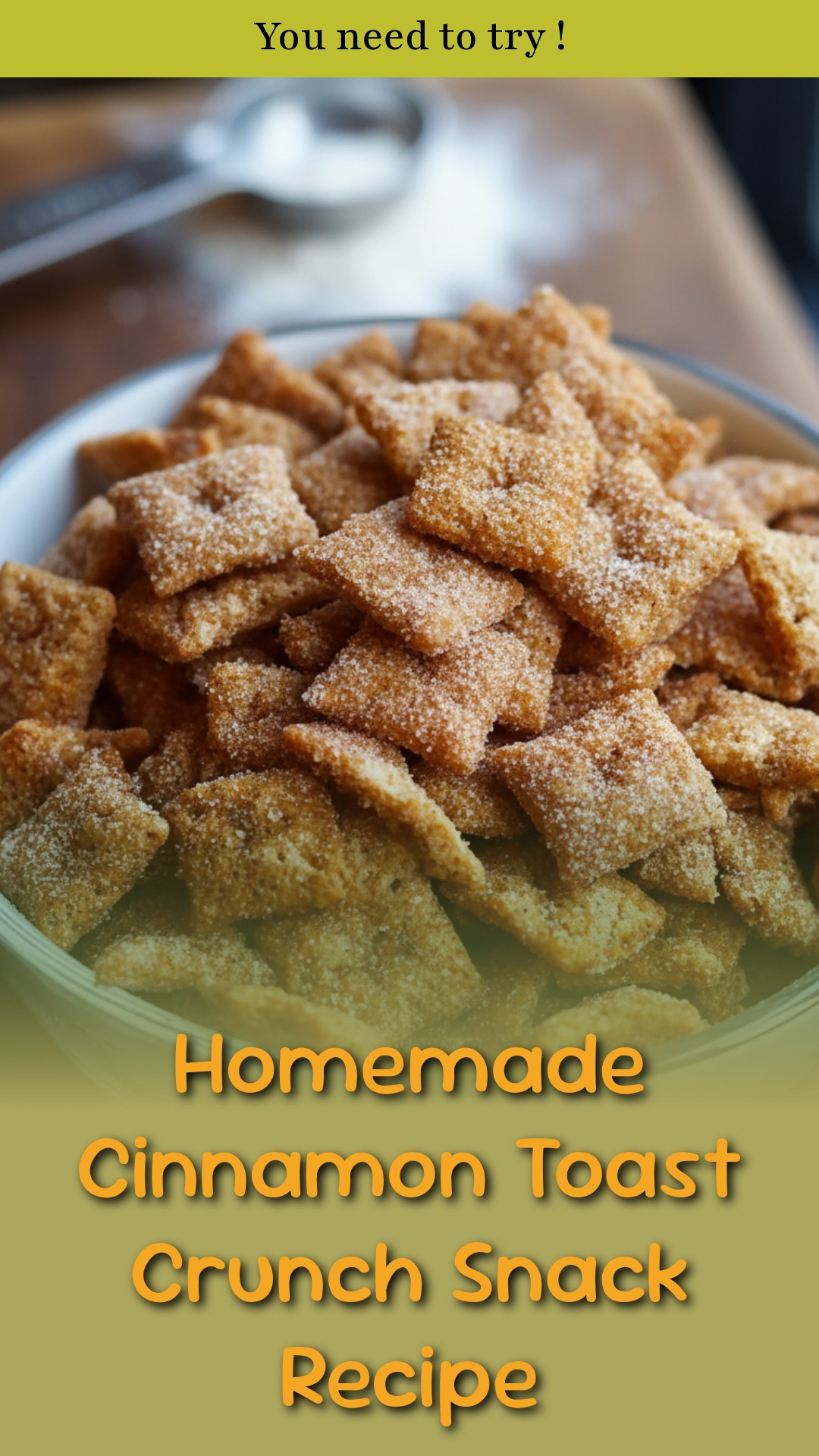 Homemade Cinnamon Toast Crunch Snack Recipe