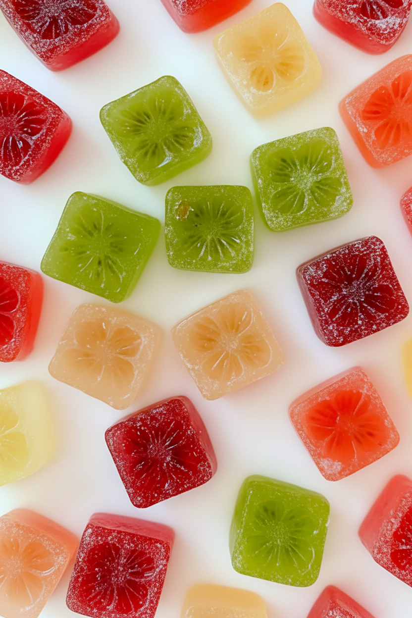 Homemade Fruit Gummies Without Gelatin or Jell-O
