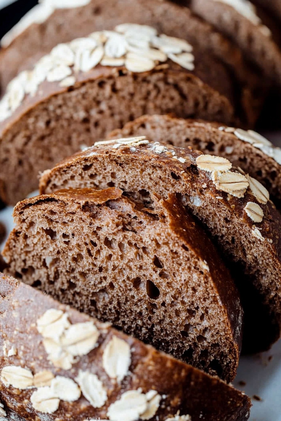 Homemade Sourdough Brown Bread Loaf