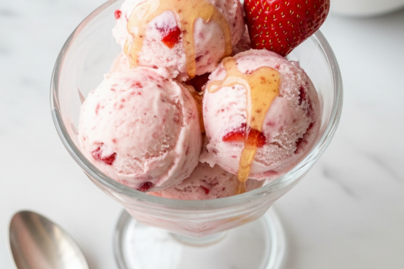 Homemade Strawberry Ice Cream Recipe