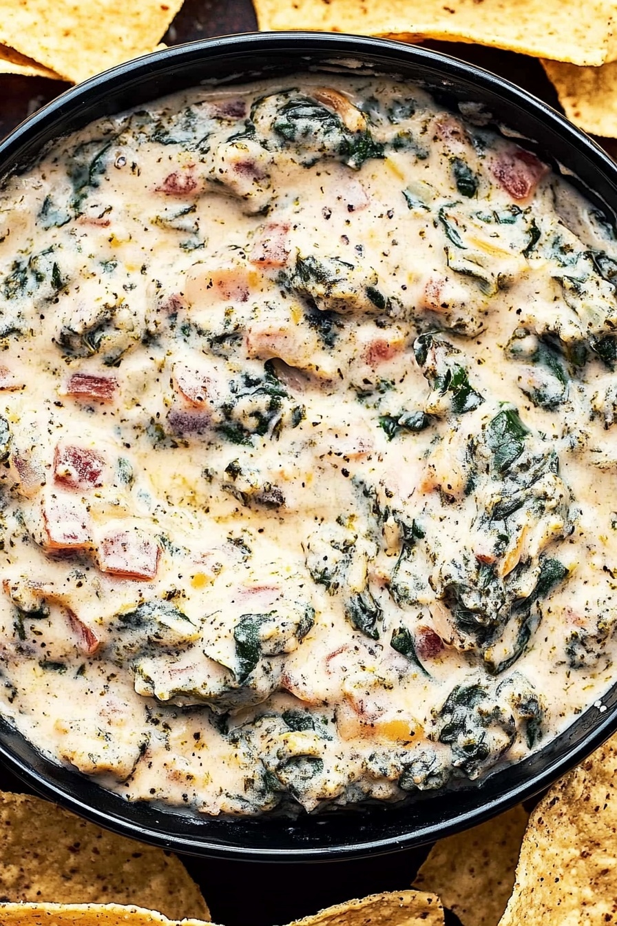 Hot Mexican Spinach Dip Recipe