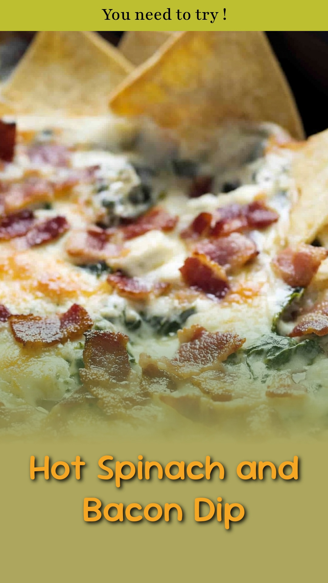 Hot Spinach and Bacon Dip