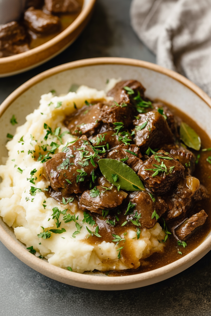 Instant Pot Beef Tips with Gravy Recipe