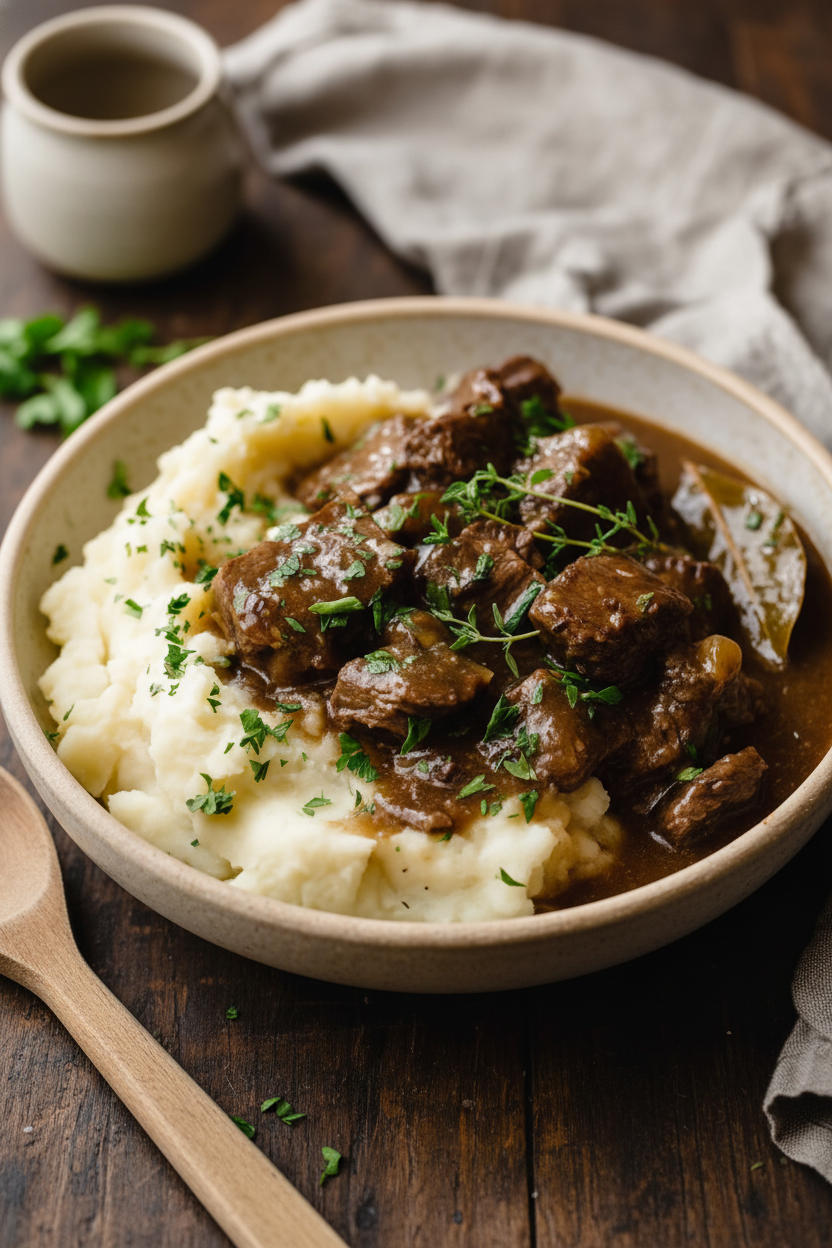 Instant Pot Beef Tips with Gravy Recipe