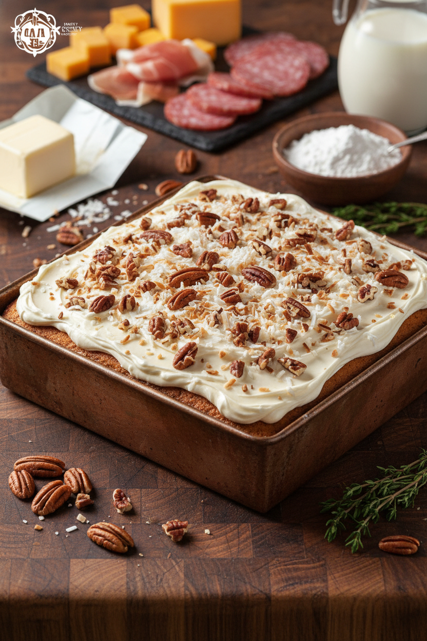 Italian Cream Sheet Cake Recipe Snack On Meat