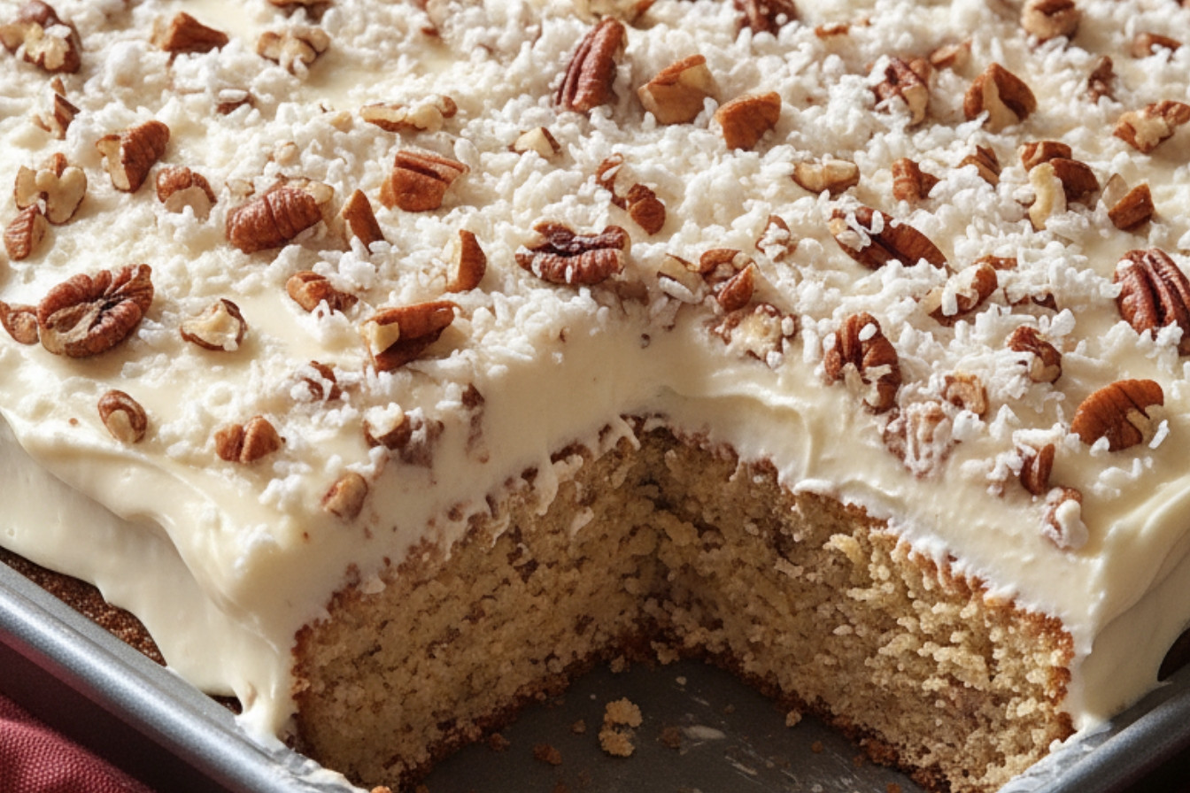 Italian Cream Sheet Cake Recipe Snack On Meat