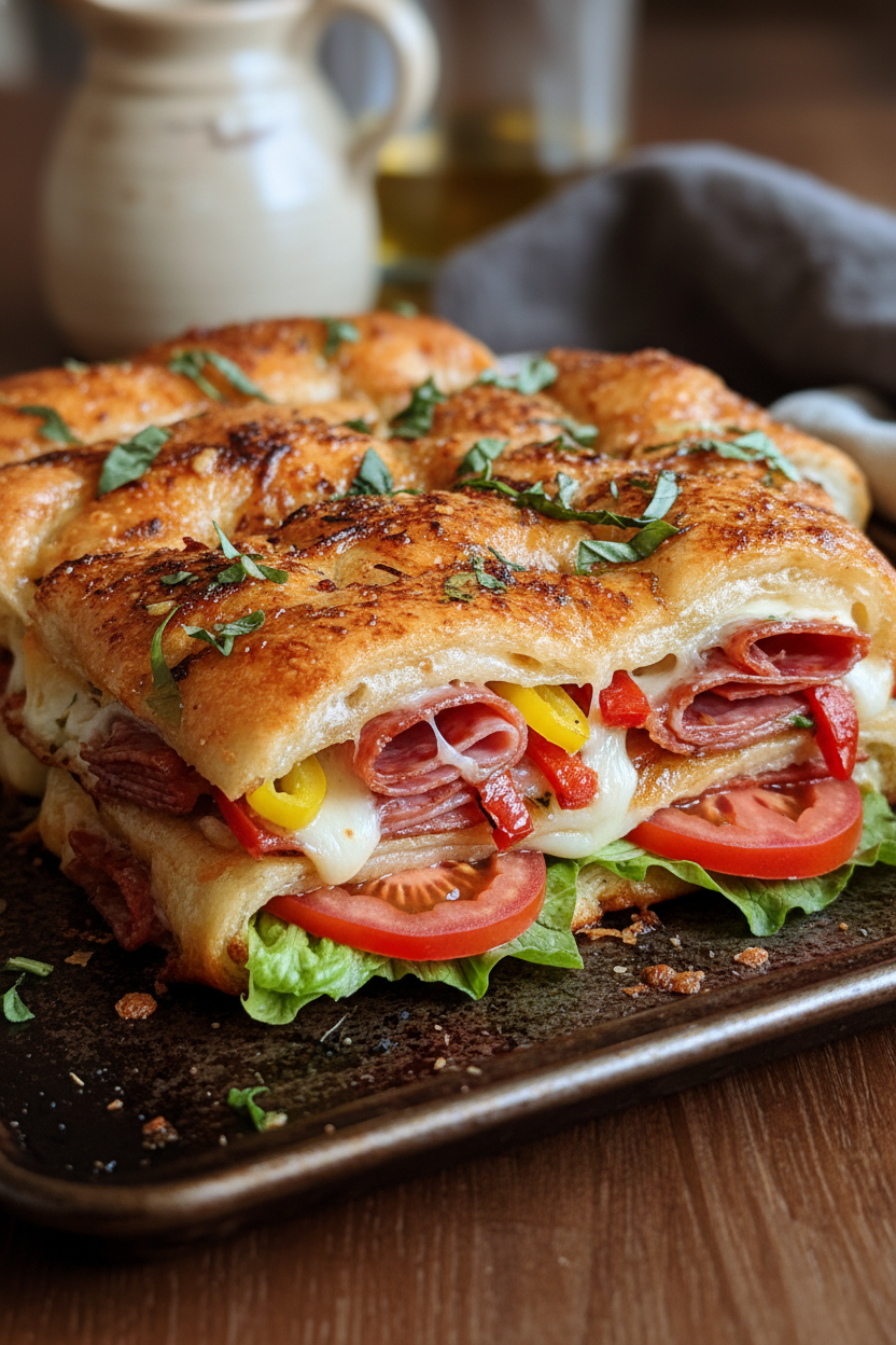 Italian Crescent Roll Sandwich Bake Recipe
