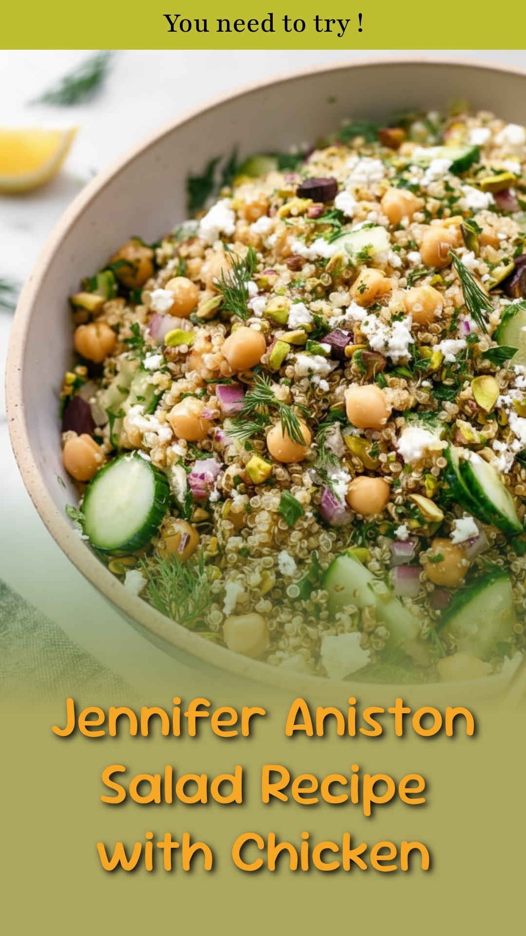 Jennifer Aniston Salad Recipe with Chicken