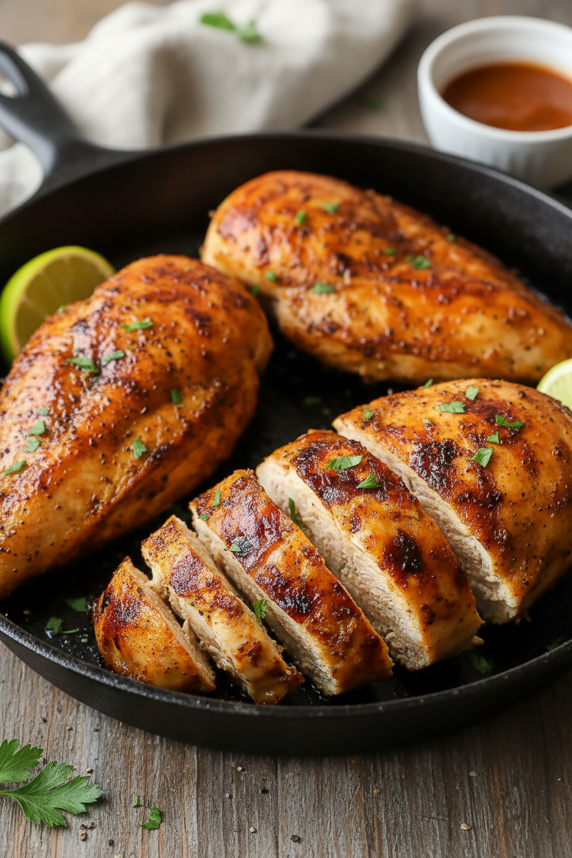 Juicy Air Fryer Chicken Breast Without Breading