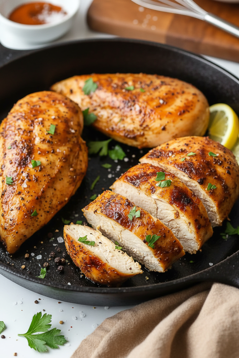 Juicy Air Fryer Chicken Breast Without Breading