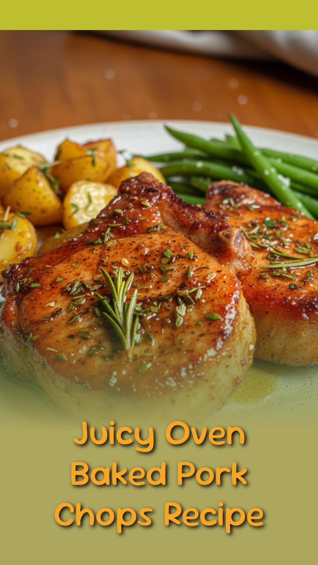 Juicy Oven Baked Pork Chops Recipe