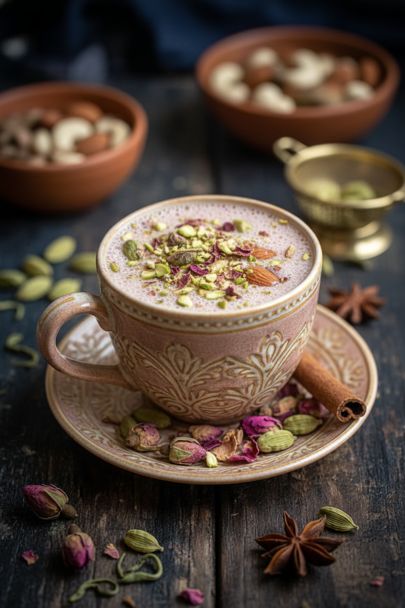 Kashmiri Pink Noon Chai Spiced Tea