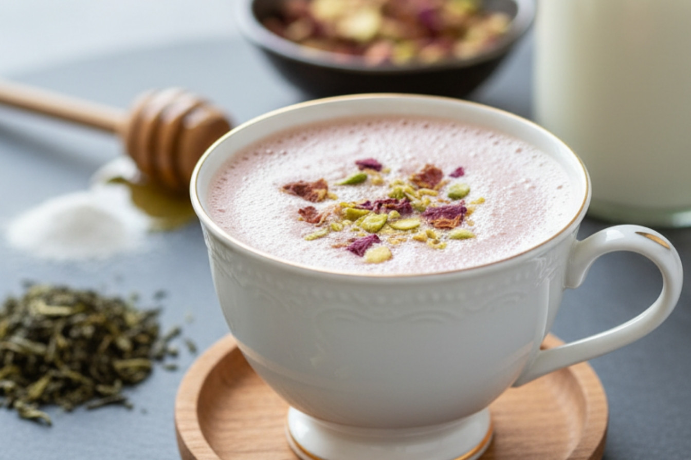 Kashmiri Pink Noon Chai Spiced Tea