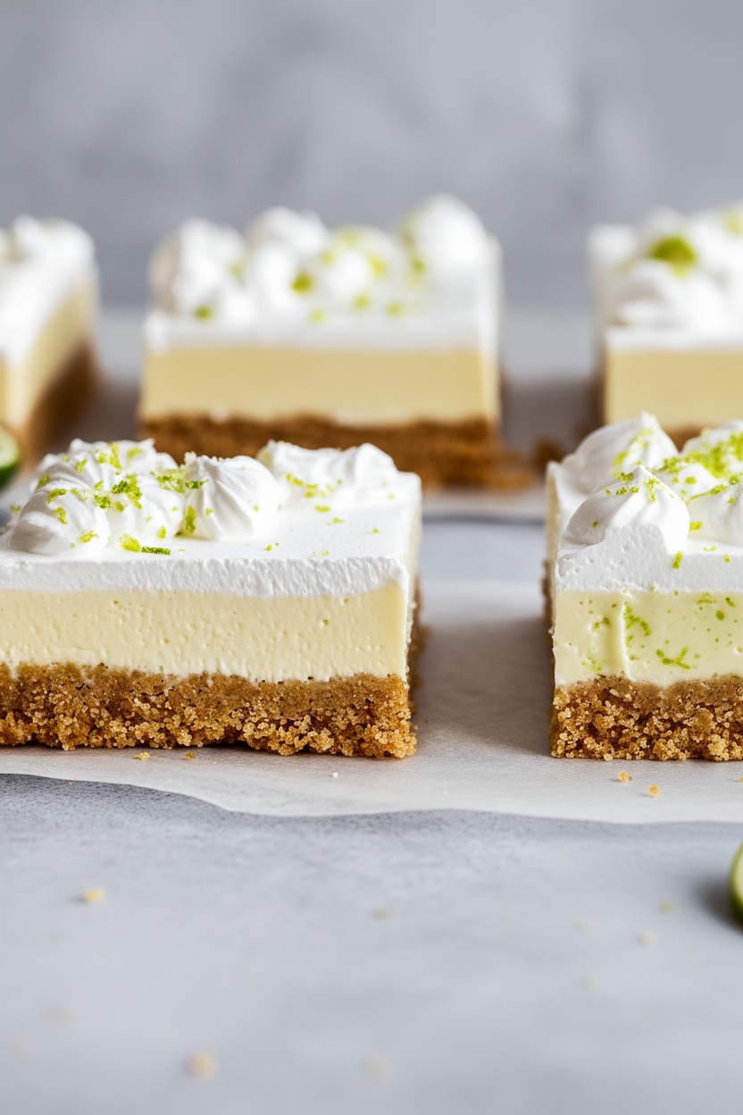 Key Lime Pie Bars Snack On Meat Recipe