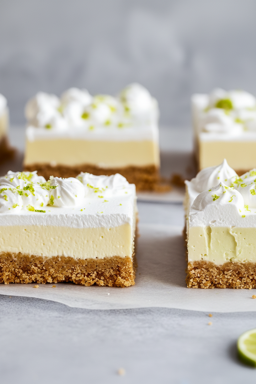 Key Lime Pie Bars Snack On Meat Recipe