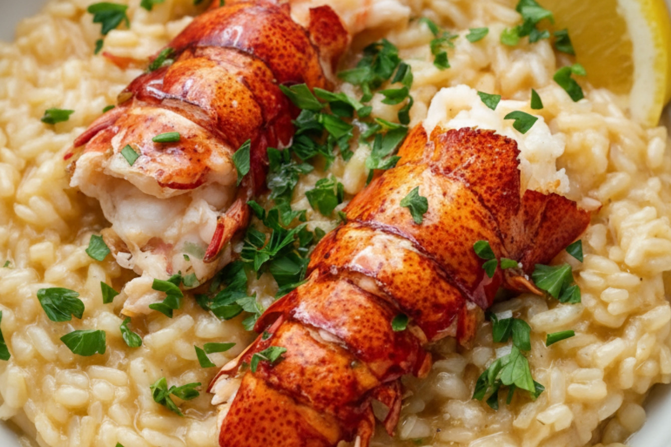 Lemon Butter Lobster Risotto Recipe