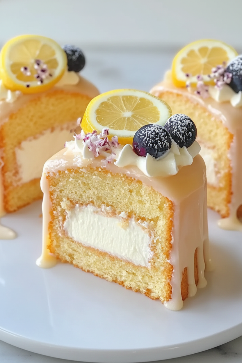 Lemon Cream Cheese Cake Recipe Snack On Meat