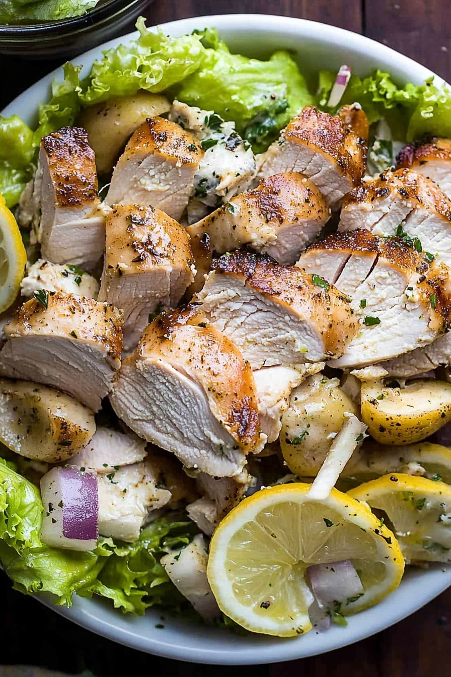Lemon Herb Chicken Salad Recipe