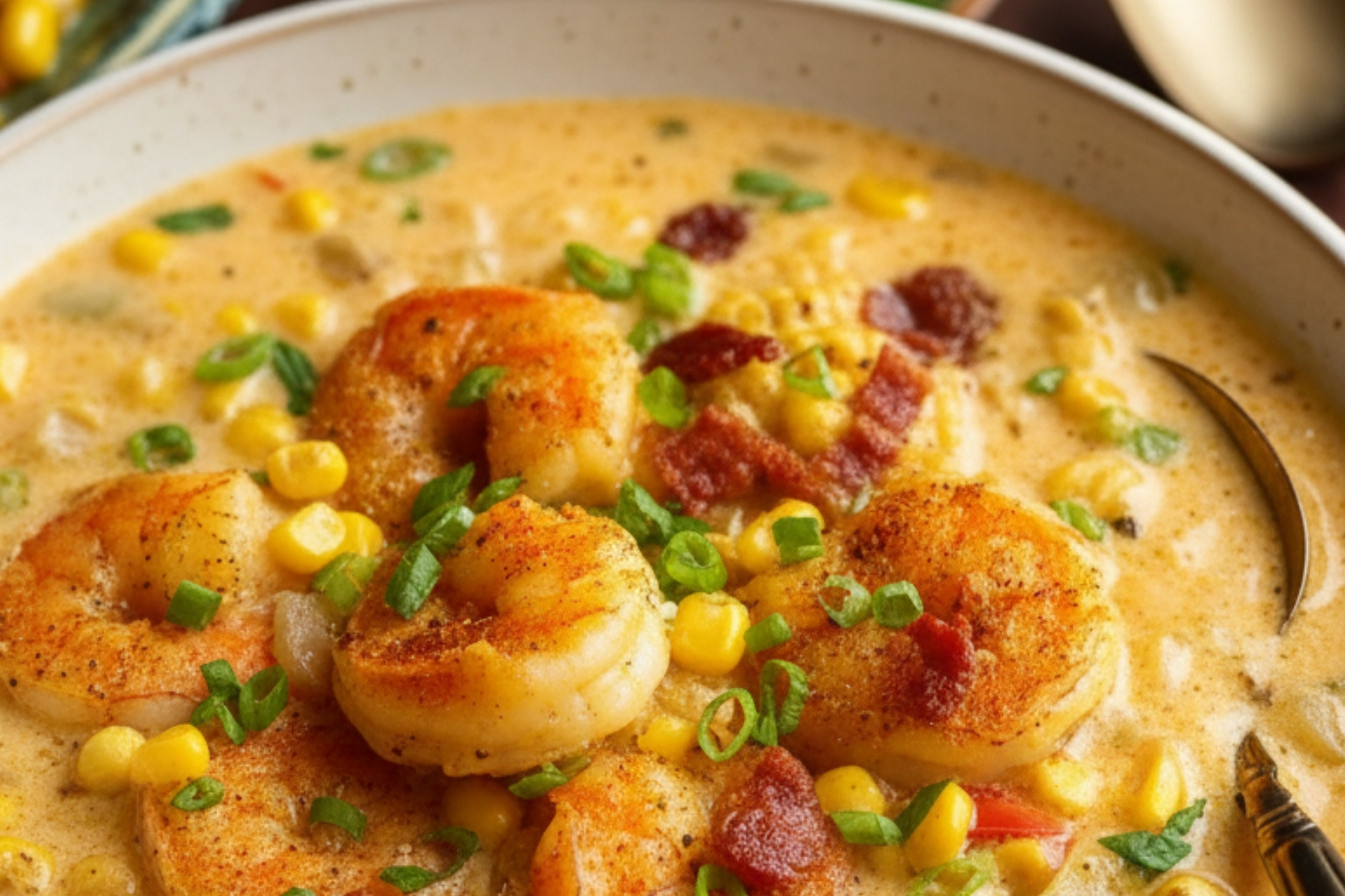 Louisiana Shrimp Corn Bisque Recipe
