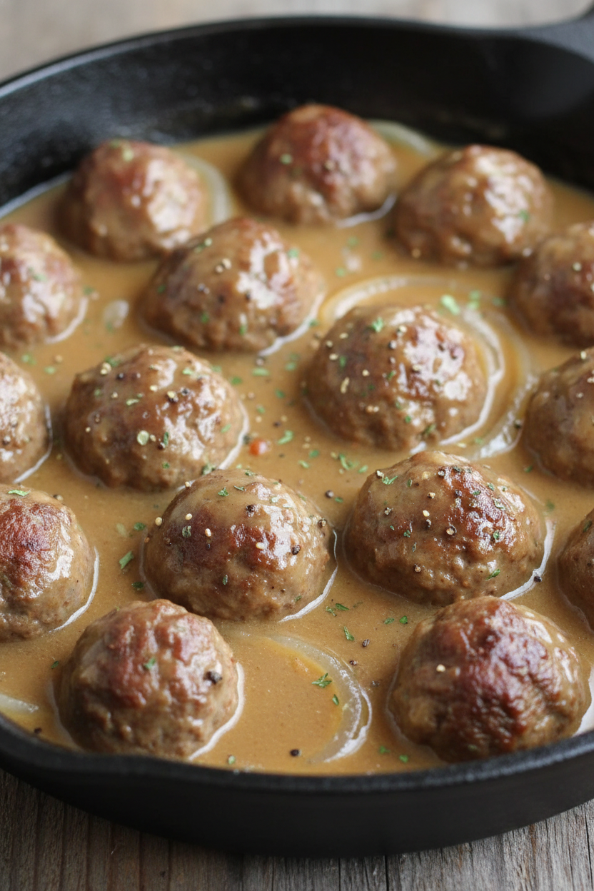 Meatballs and Gravy The Ultimate Comfort Food