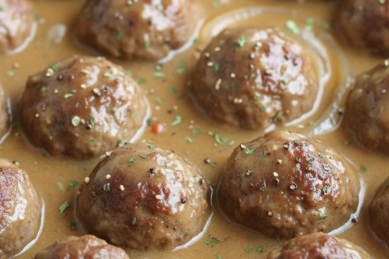Meatballs and Gravy The Ultimate Comfort Food