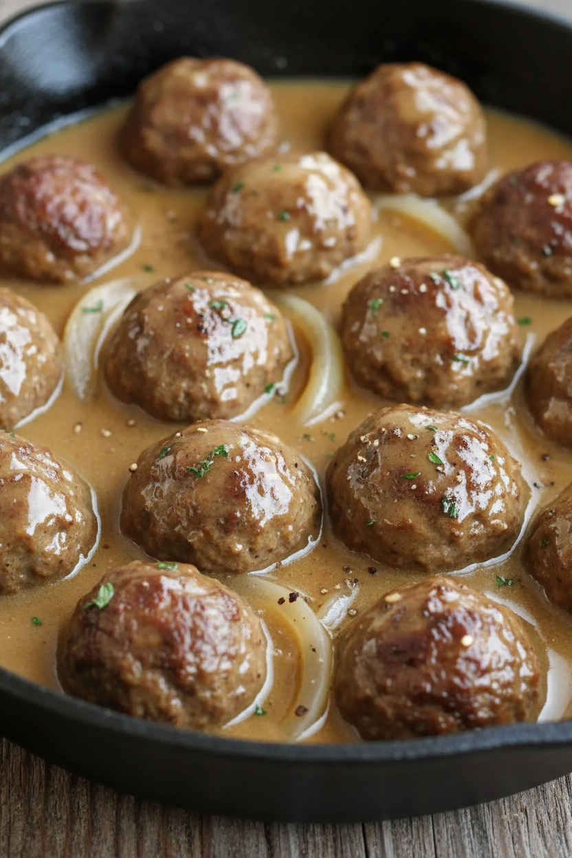 Meatballs and Gravy The Ultimate Comfort Food