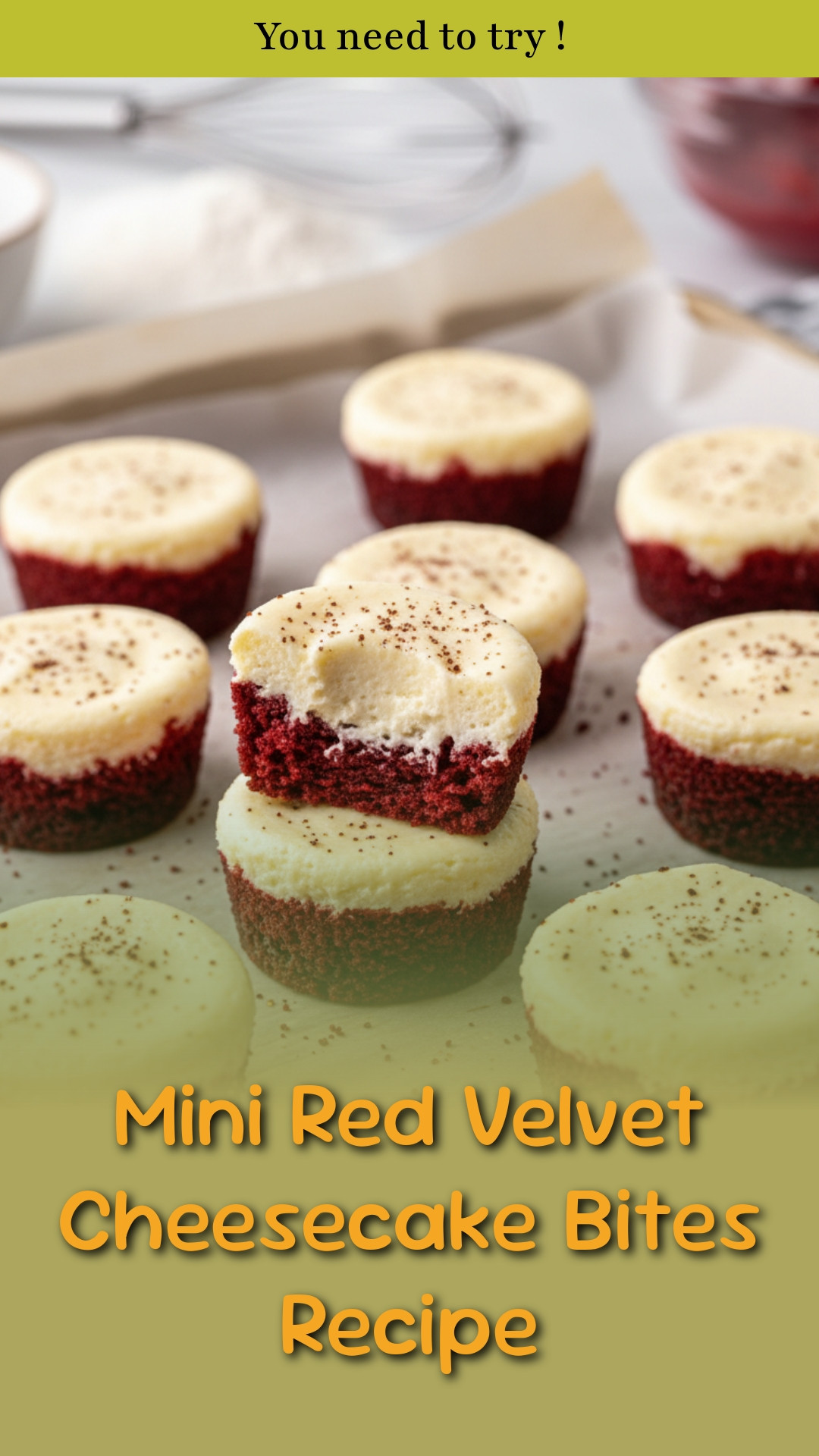 Mini Red Velvet Cheesecake Bites Recipe