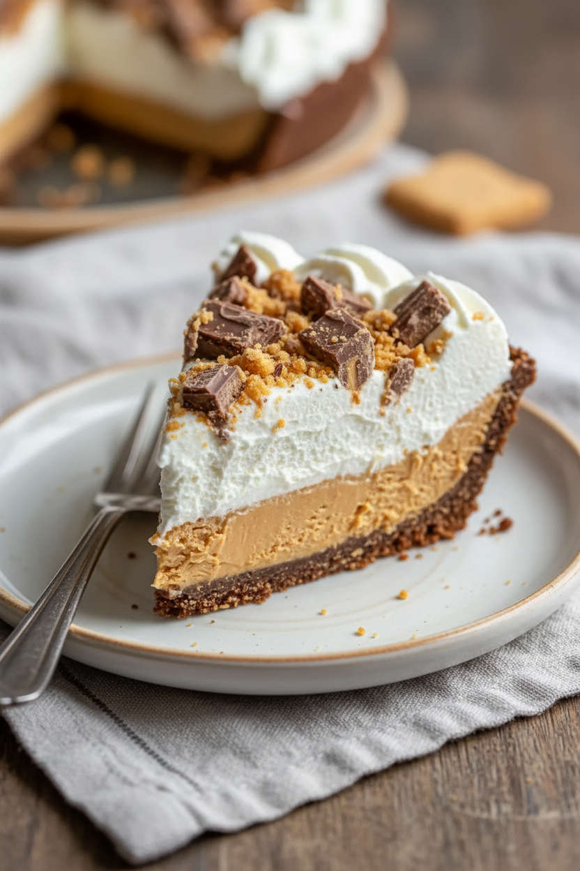 No-Bake Butterfinger Peanut Butter Pie Recipe