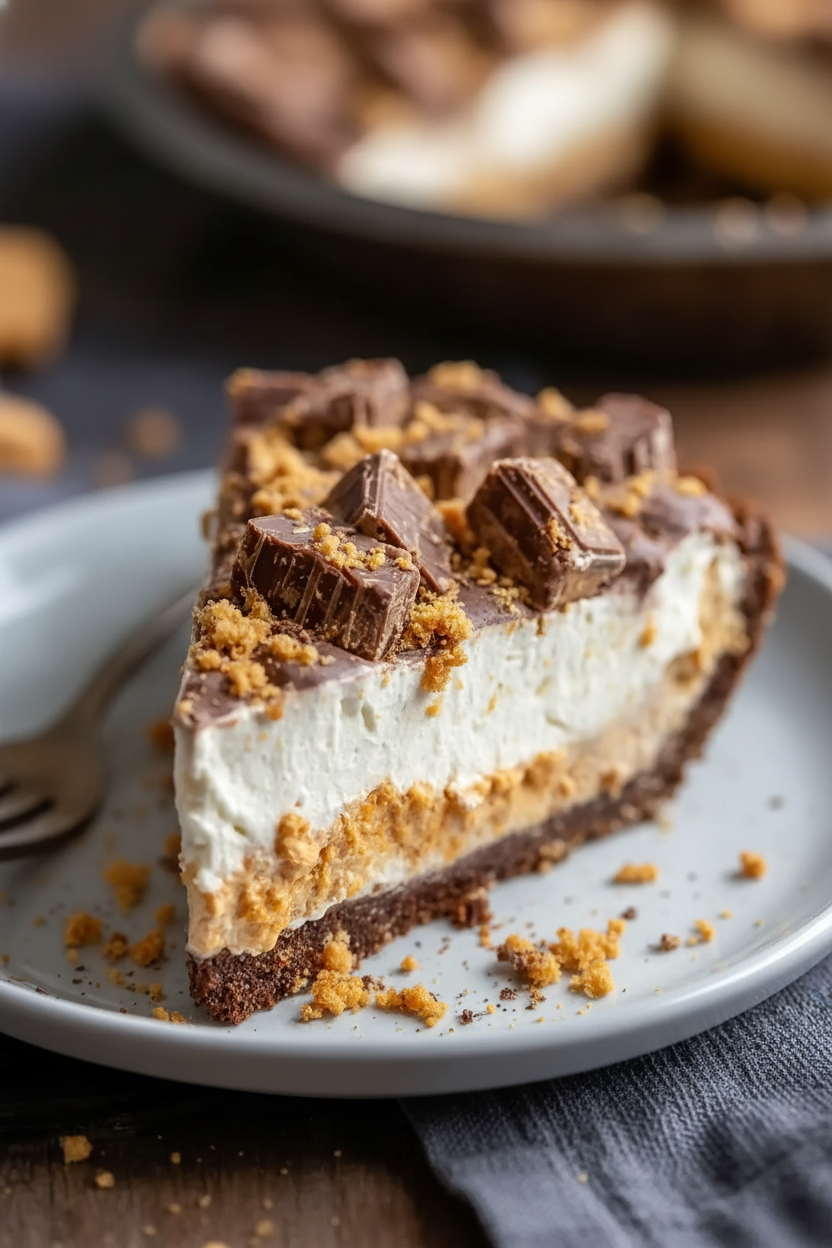 No-Bake Butterfinger Peanut Butter Pie Recipe