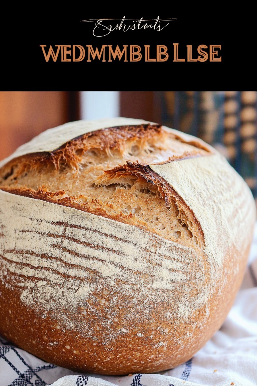 Nutritious Whole Wheat Sourdough Loaf