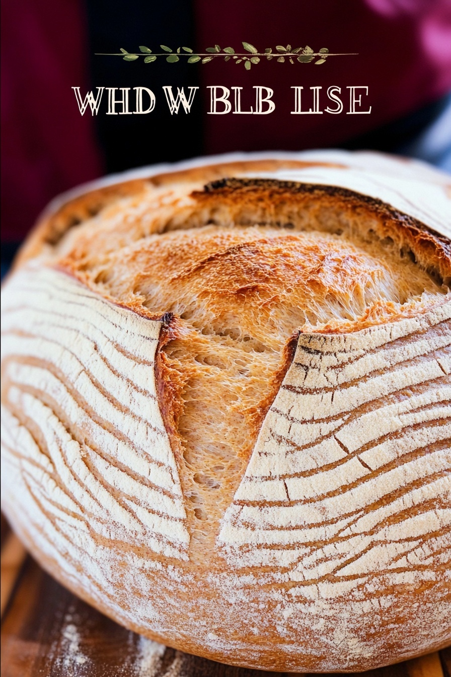 Nutritious Whole Wheat Sourdough Loaf