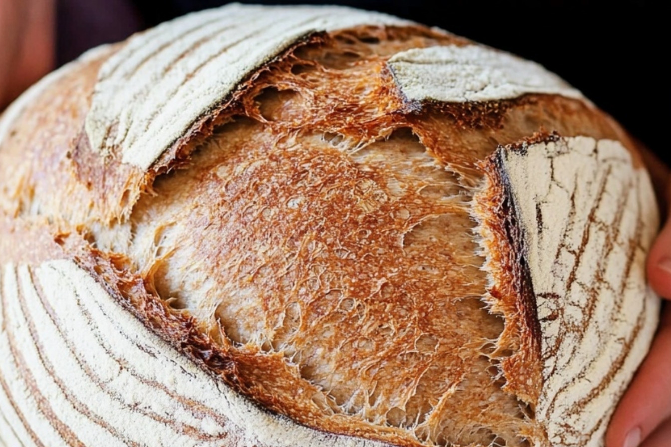 Nutritious Whole Wheat Sourdough Loaf