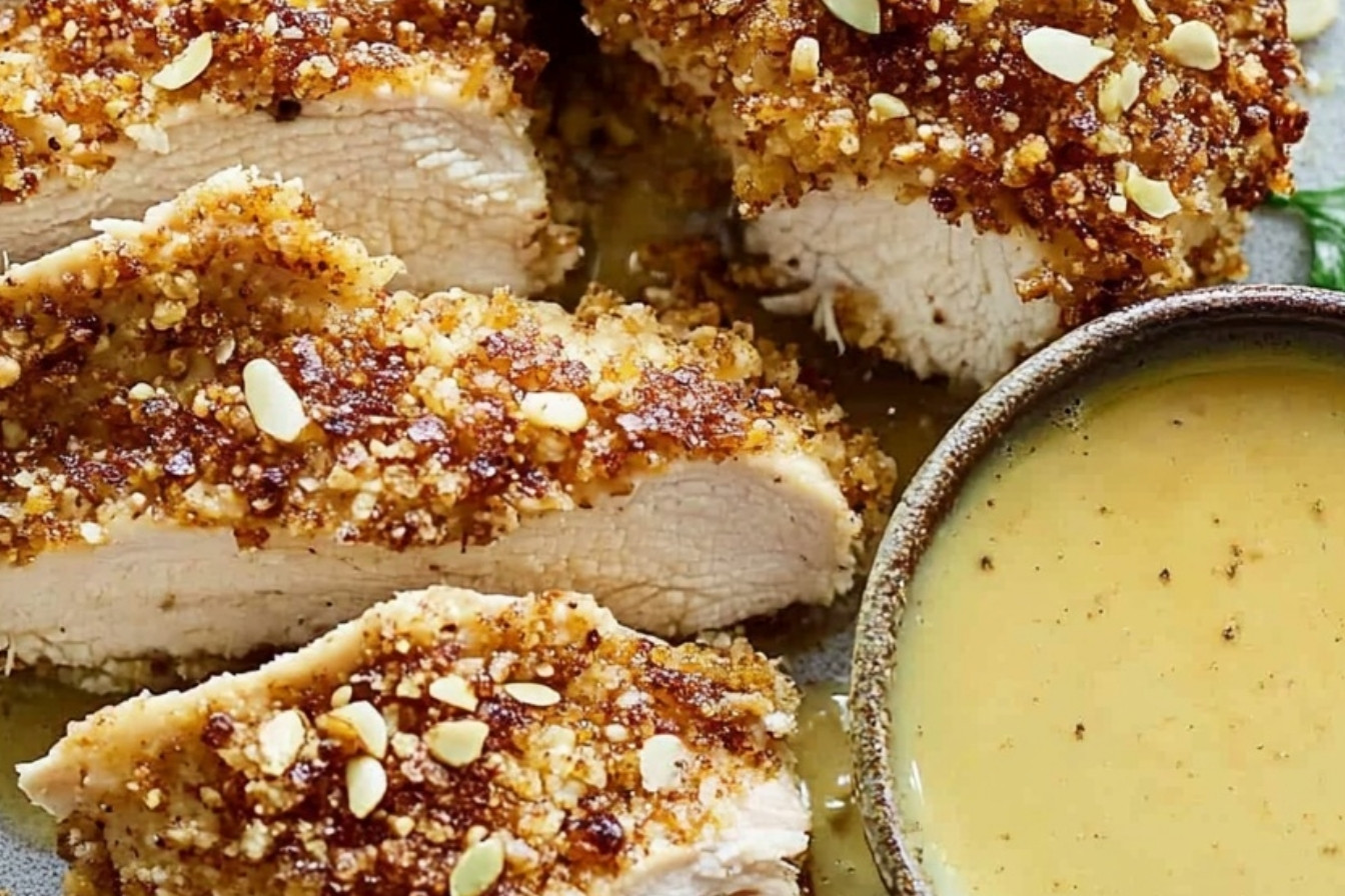 Nutty Crusted Chicken Cutlets