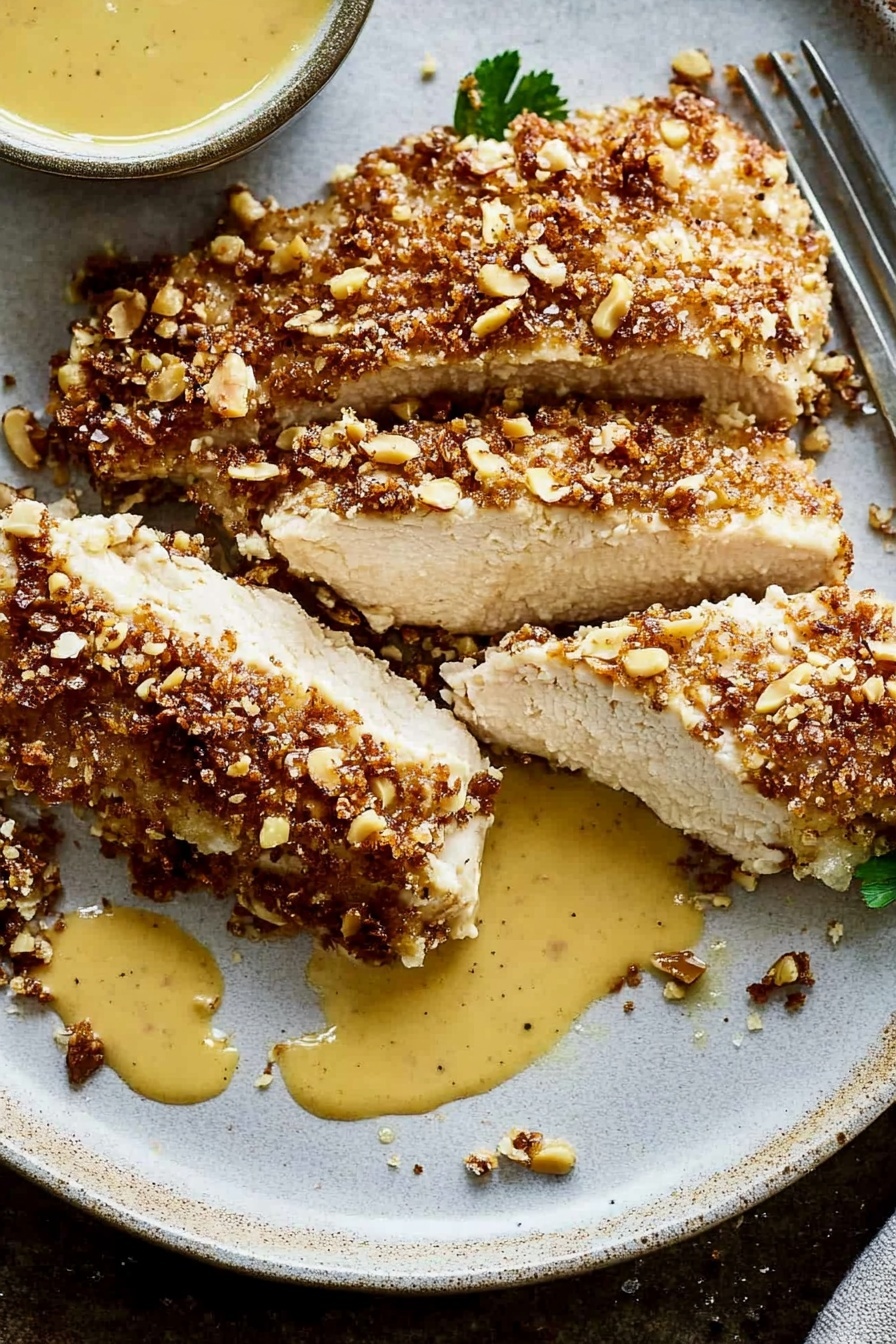Nutty Crusted Chicken Cutlets