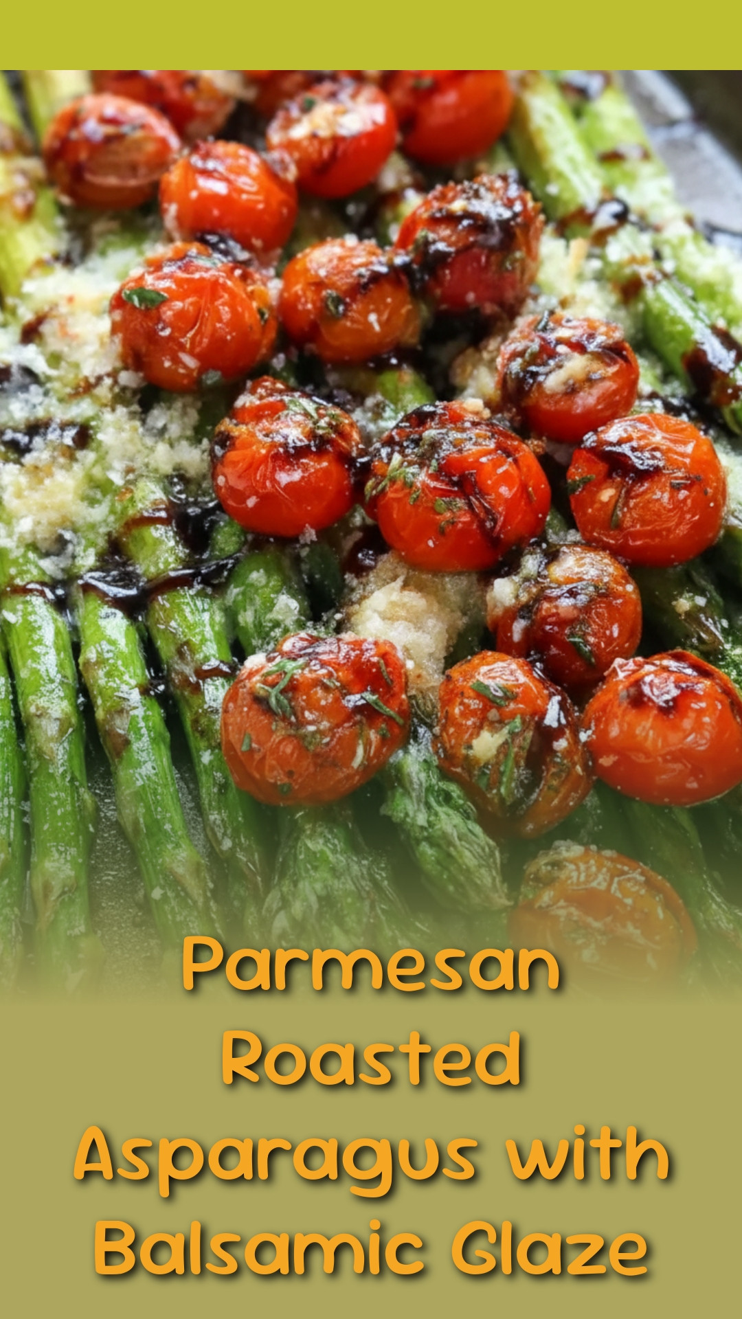 Parmesan Roasted Asparagus with Balsamic Glaze