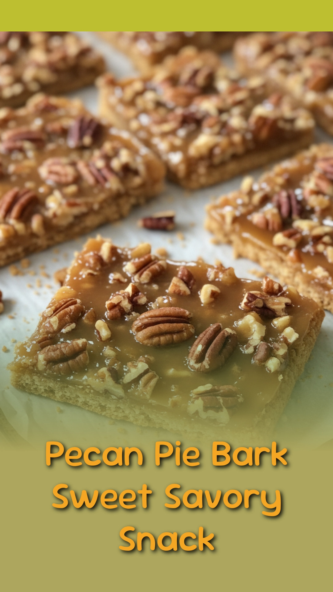 Pecan Pie Bark Sweet Savory Snack