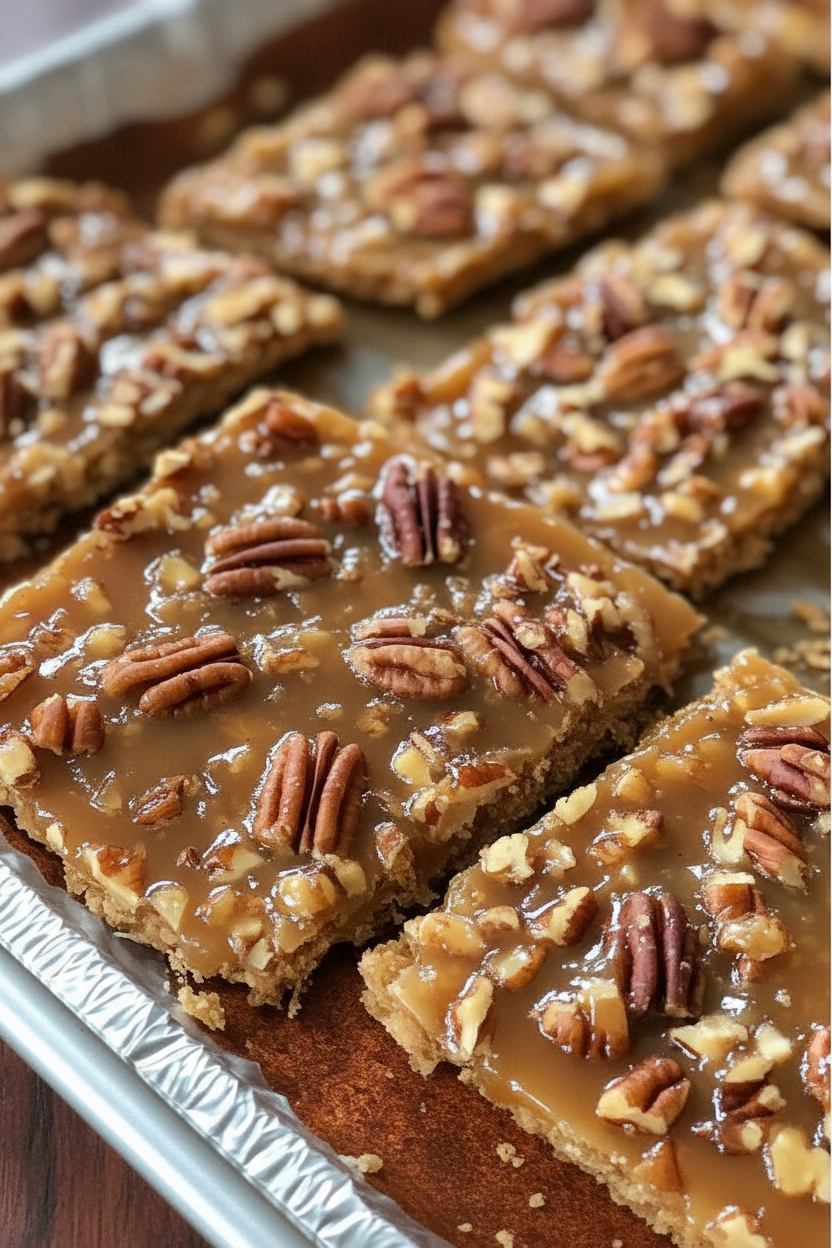Pecan Pie Bark Sweet Savory Snack