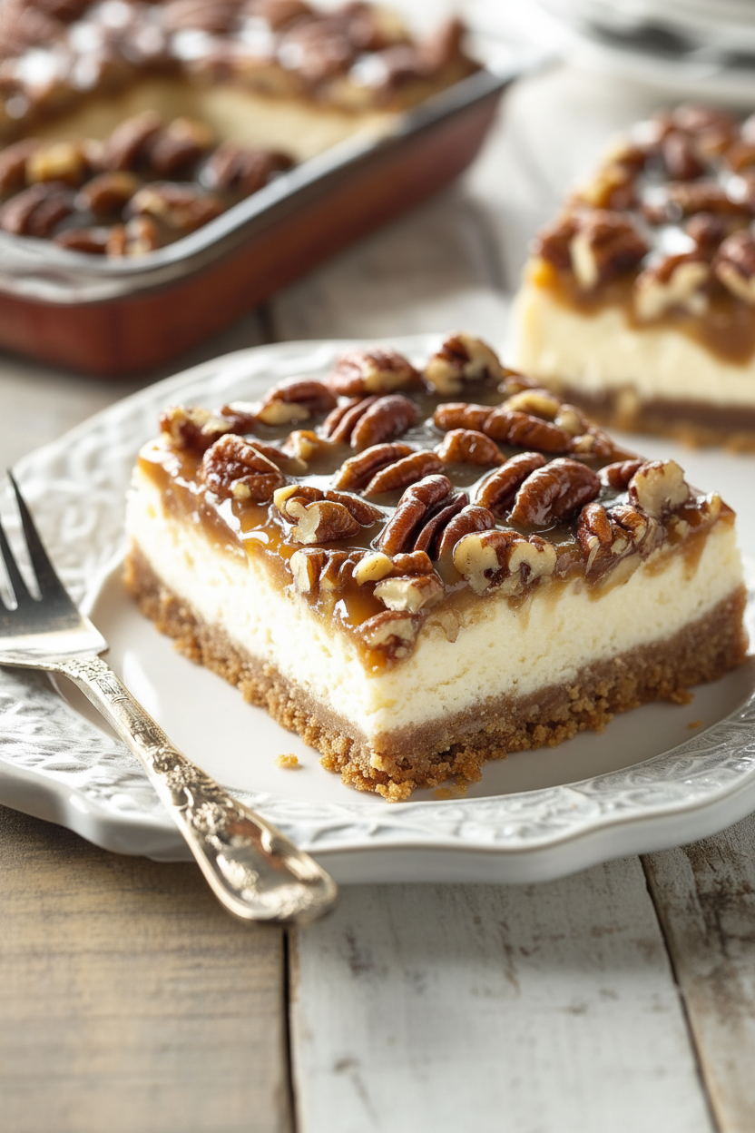Pecan Pie Cheesecake Recipe Snack On Meat