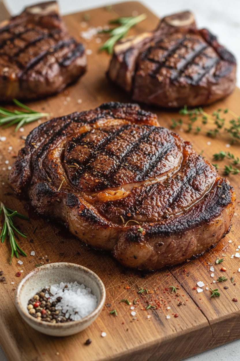 Perfect Grilled Ribeye Steak From Snack On Meat