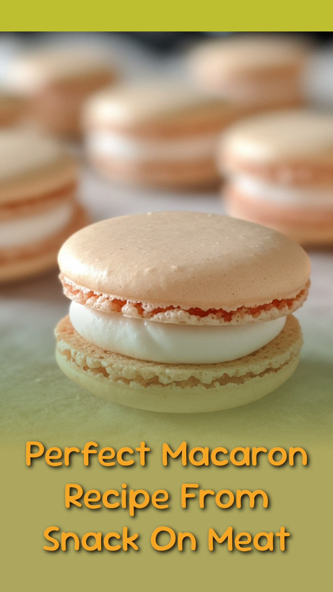Perfect Macaron Recipe From Snack On Meat