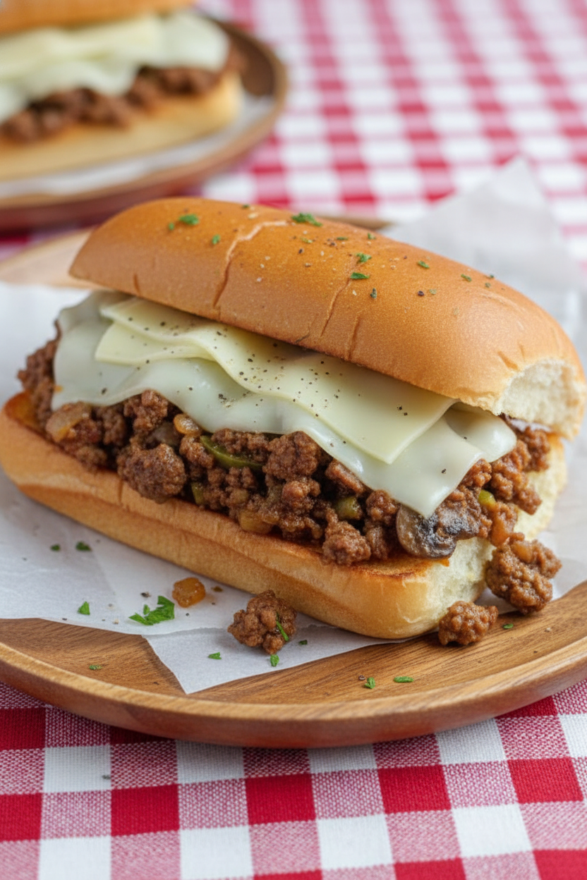Philly Cheesesteak Sloppy Joe Recipe