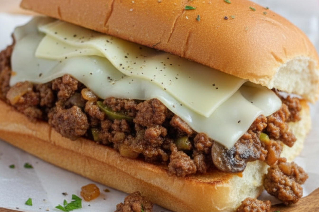 Philly Cheesesteak Sloppy Joe Recipe