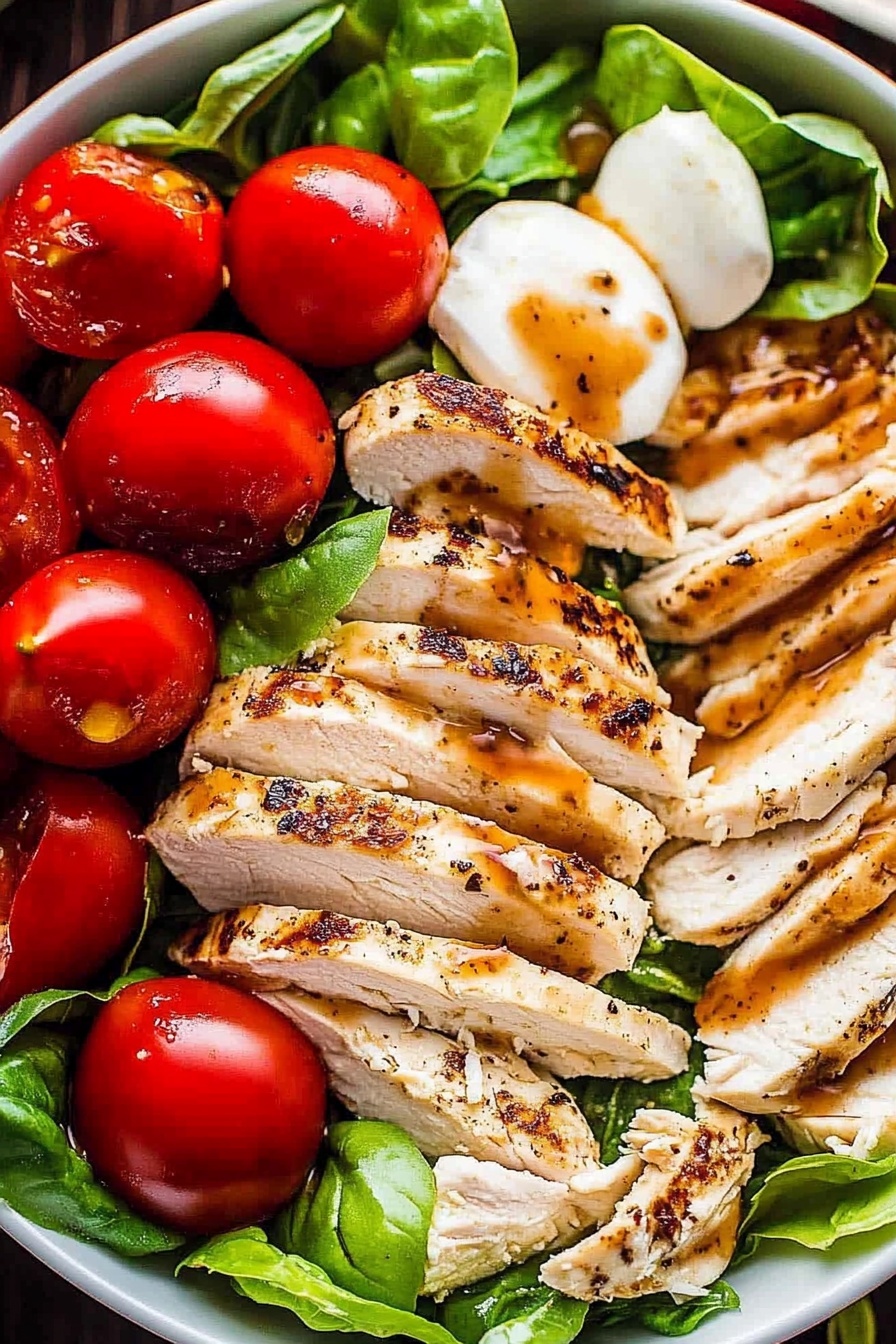 Quick Caprese Chicken Salad Recipe