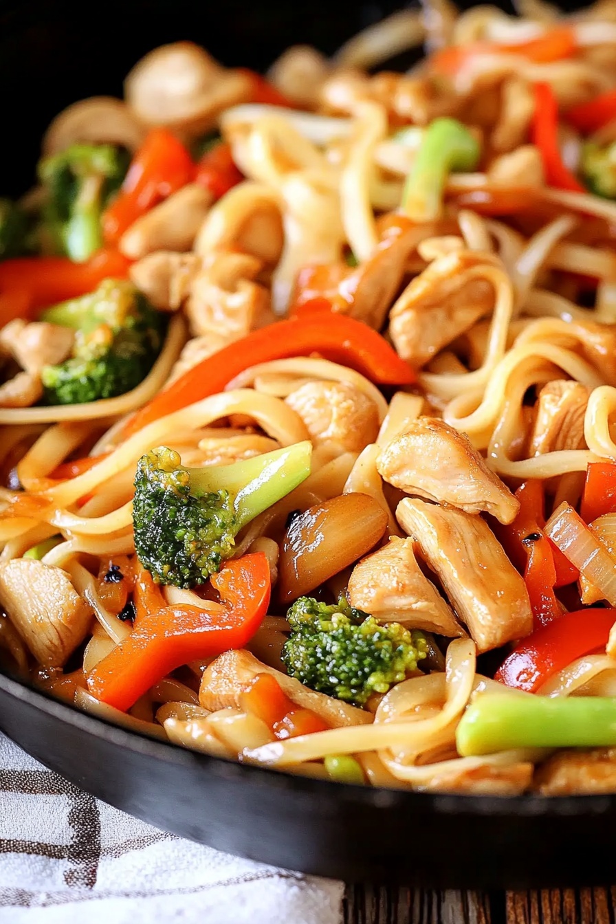Quick Chicken Noodle Stir Fry Recipe