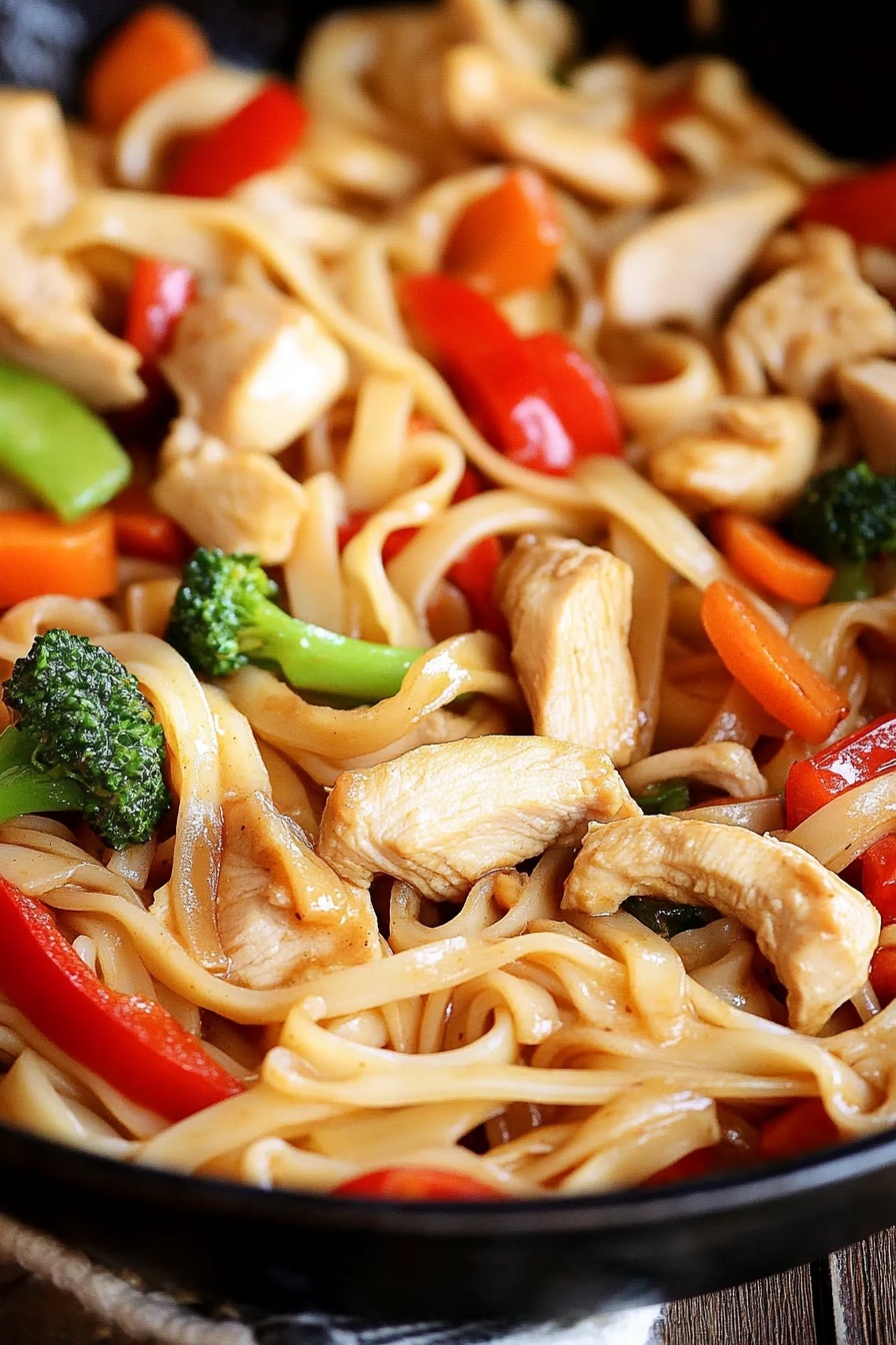 Quick Chicken Noodle Stir Fry Recipe