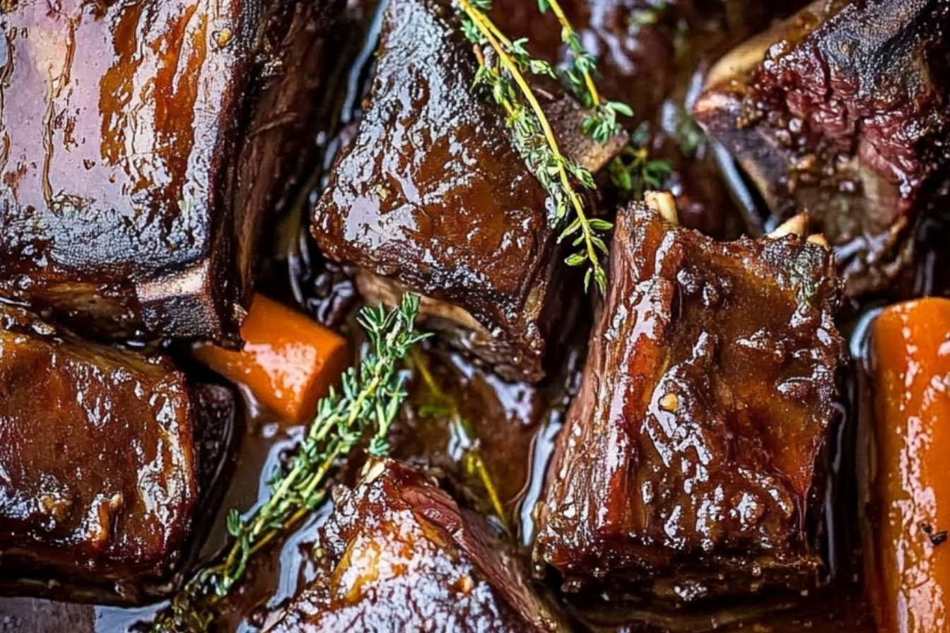 Red Wine Braised Beef Short Ribs
