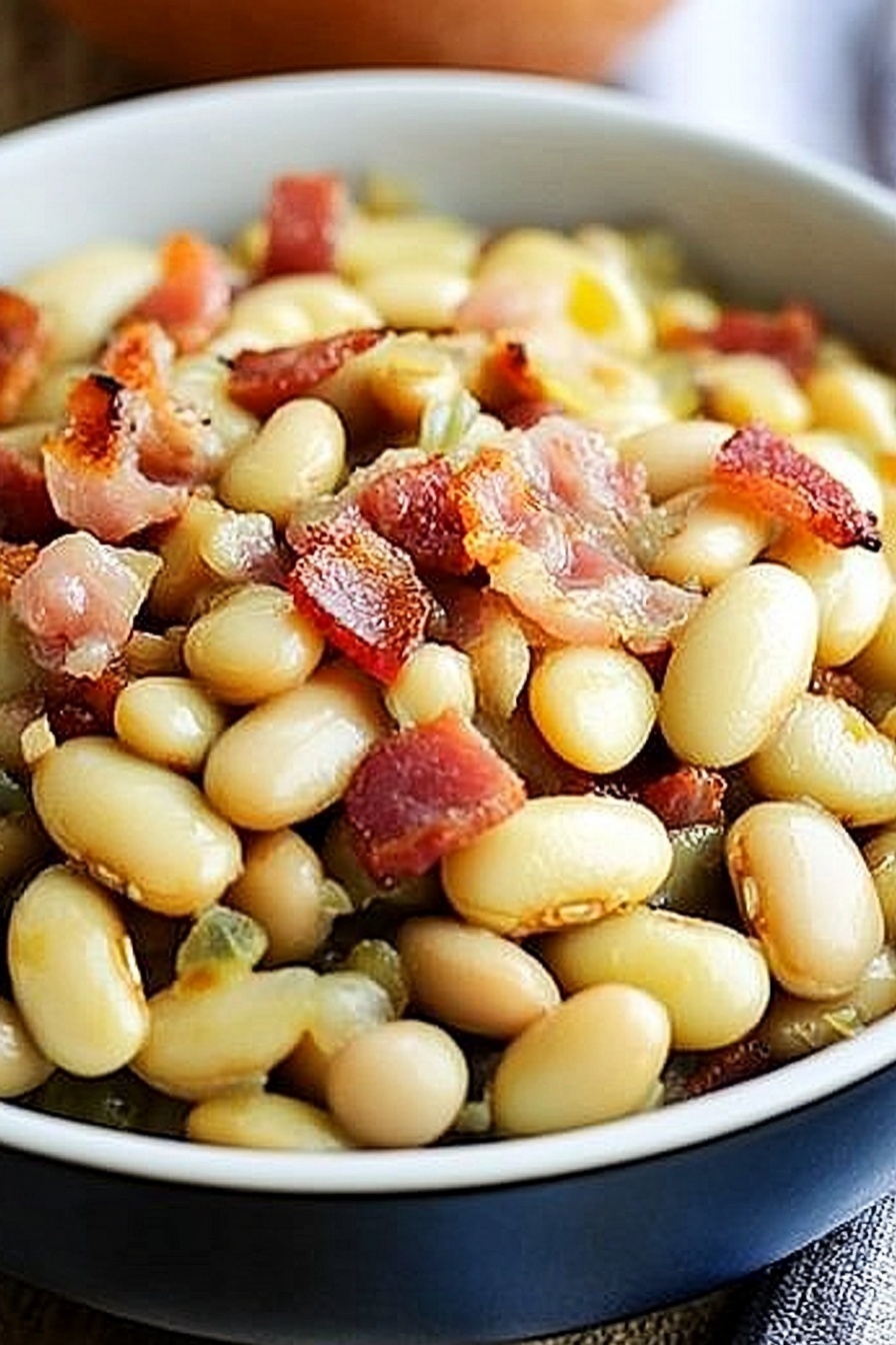 Savory Bacon Butter Bean Recipe