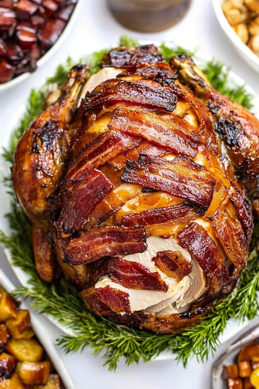 Savory Bacon Wrapped Holiday Turkey